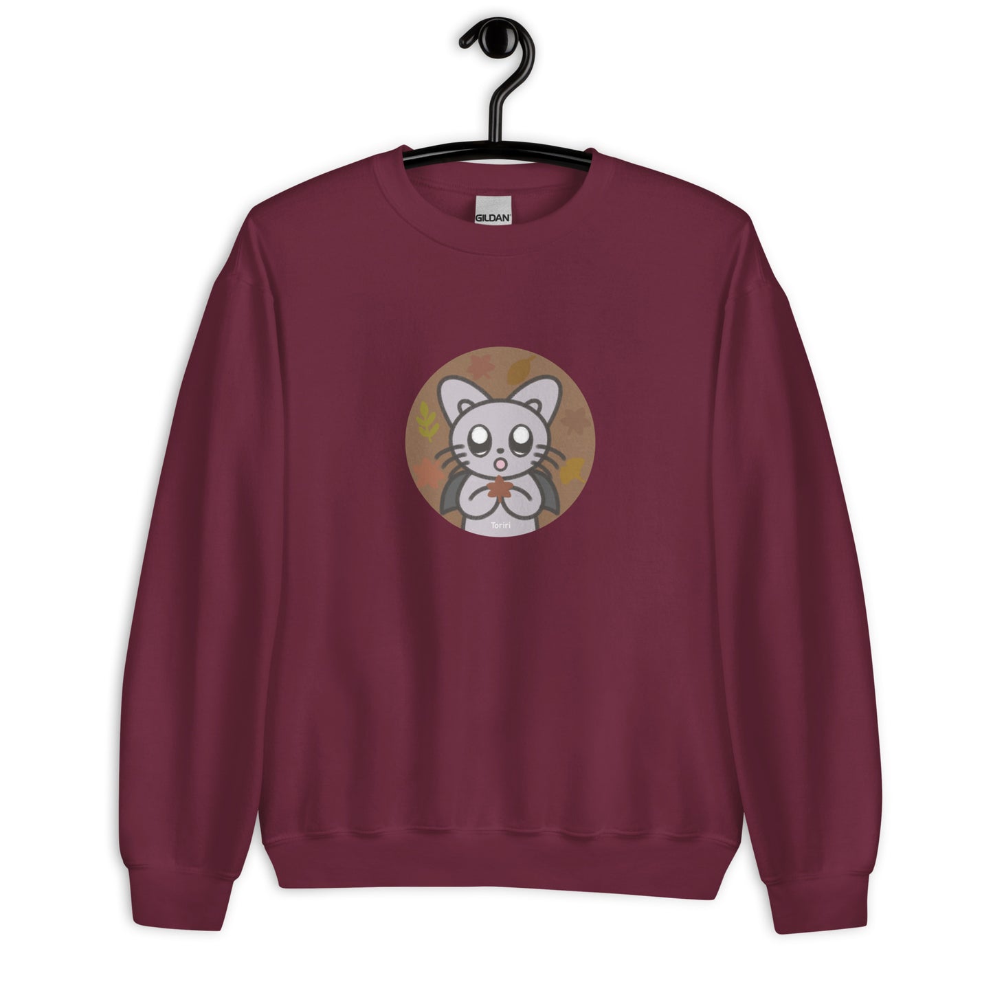 Fallen leaves and Silver Sweatshirt