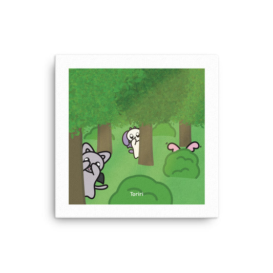 Hide and Seek Canvas Print