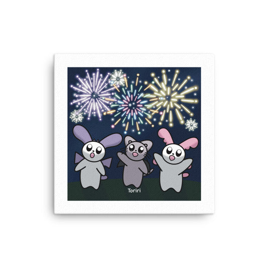 Hanabi (Fireworks) Canvas Print