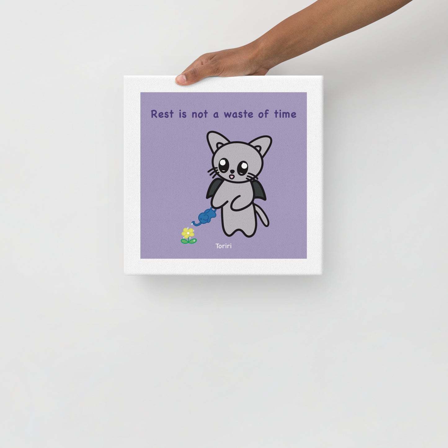 Rest is not a waste of time Canvas Print