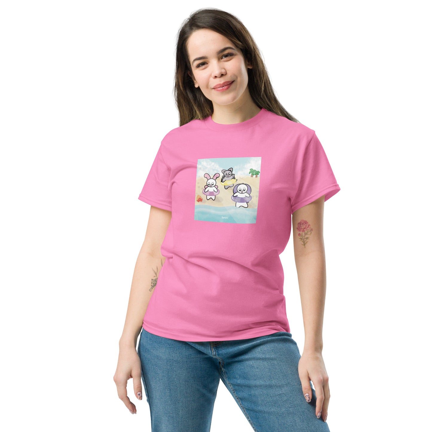 Beach and Hermit Crab T-Shirt