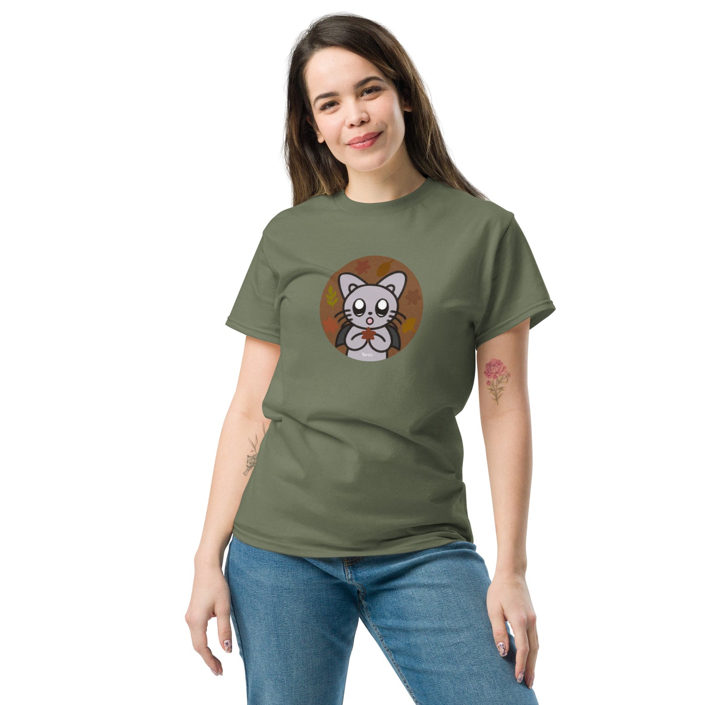 Fallen leaves and Silver T-Shirt