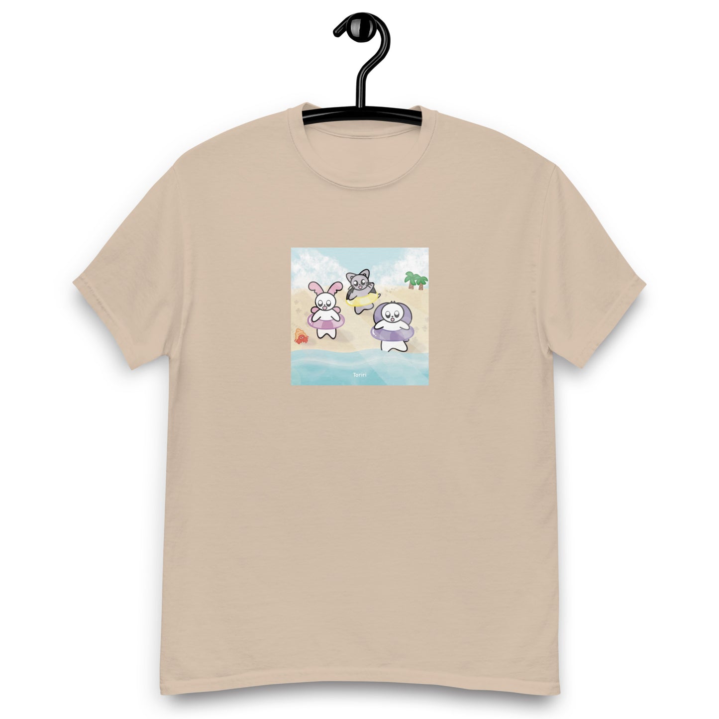 Beach and Hermit Crab T-Shirt