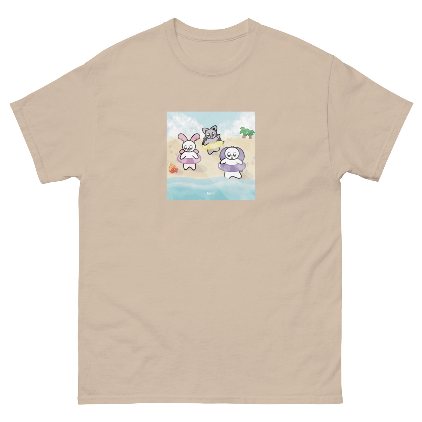 Beach and Hermit Crab T-Shirt