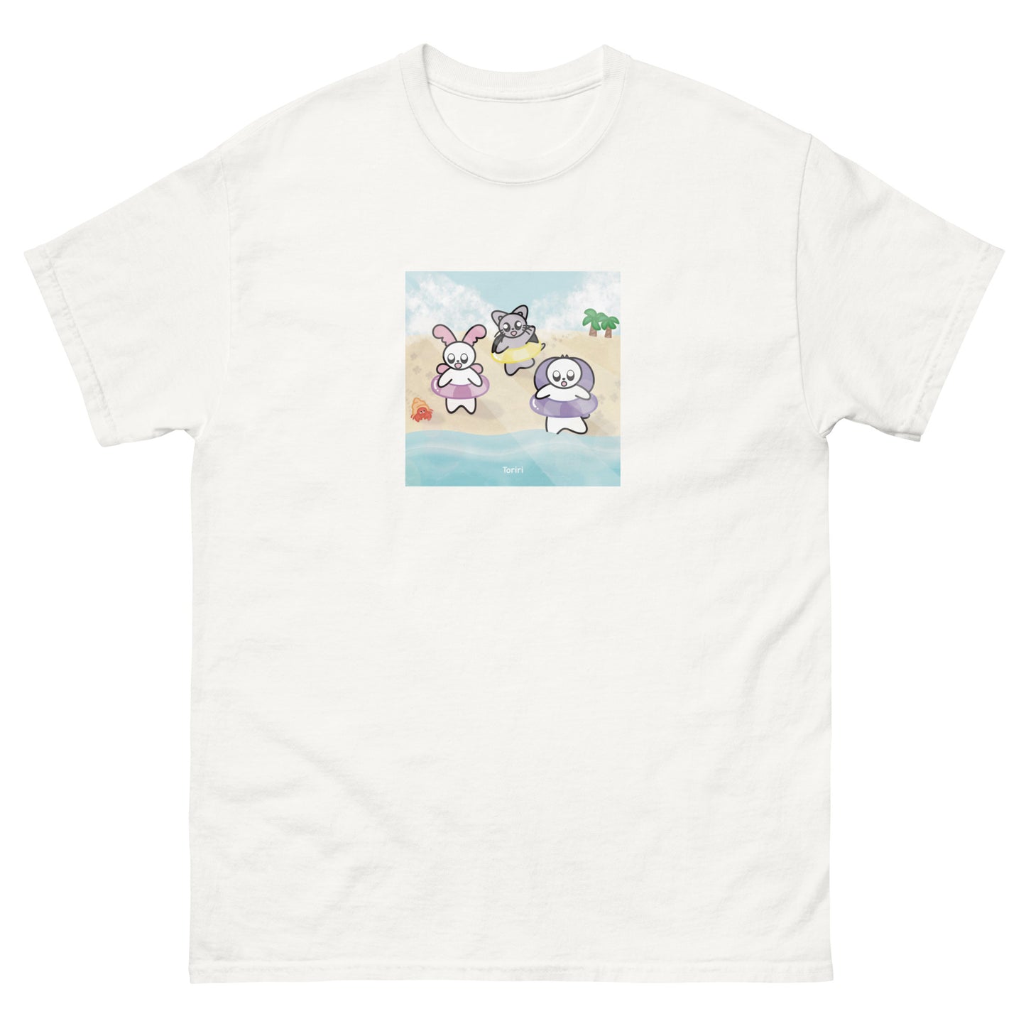 Beach and Hermit Crab T-Shirt