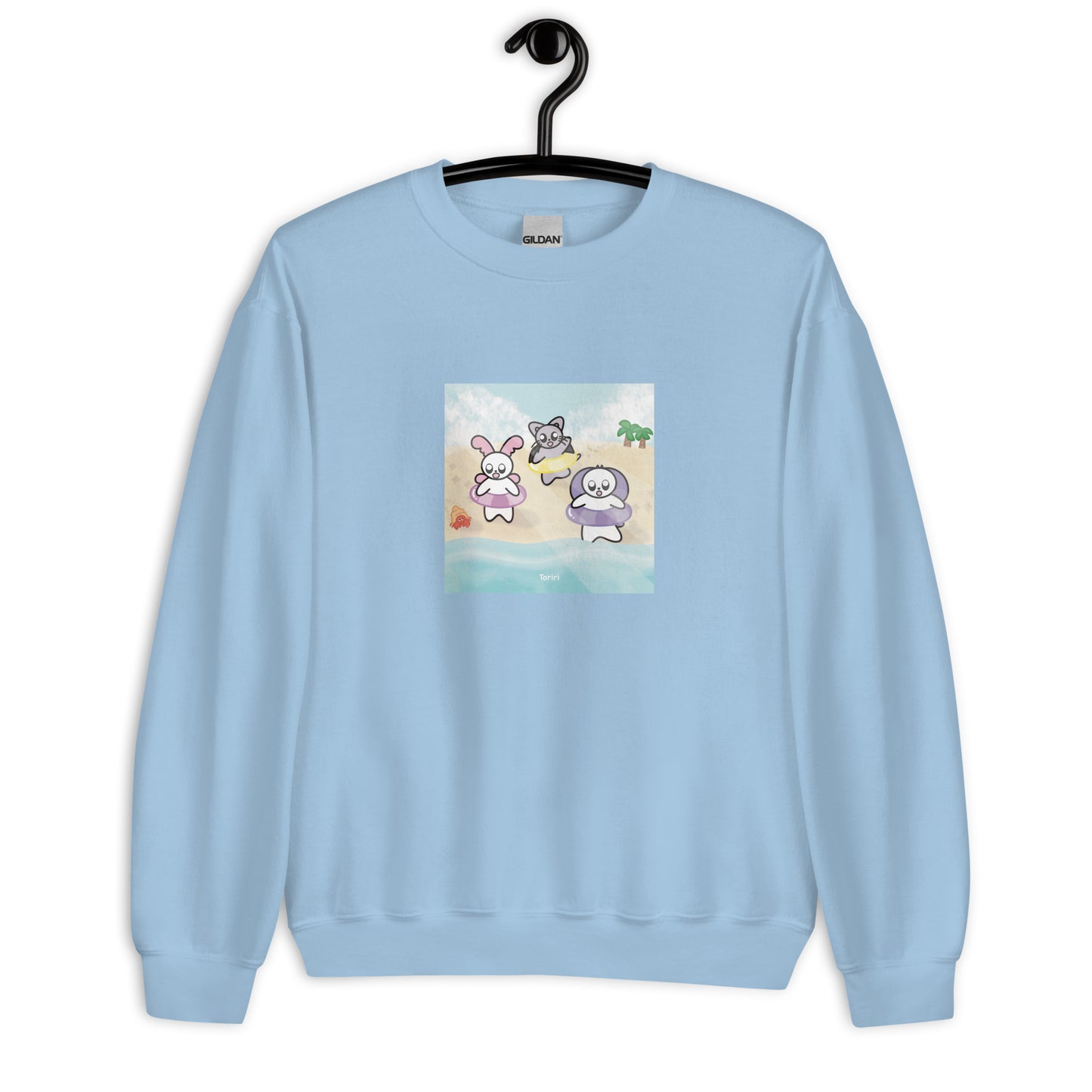 Beach and Hermit Crab Sweatshirt
