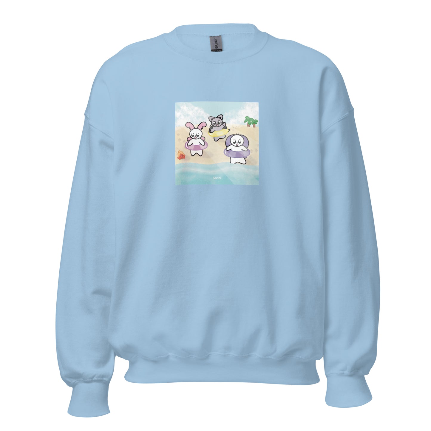 Beach and Hermit Crab Sweatshirt