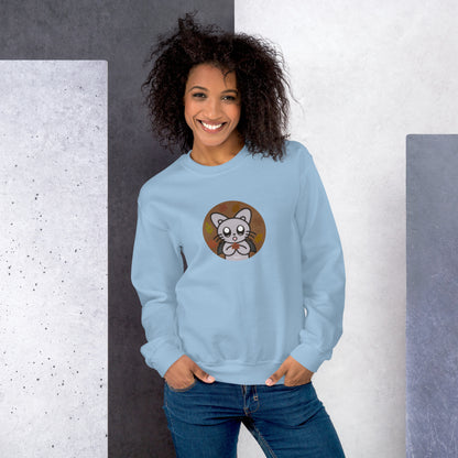 Fallen leaves and Silver Sweatshirt