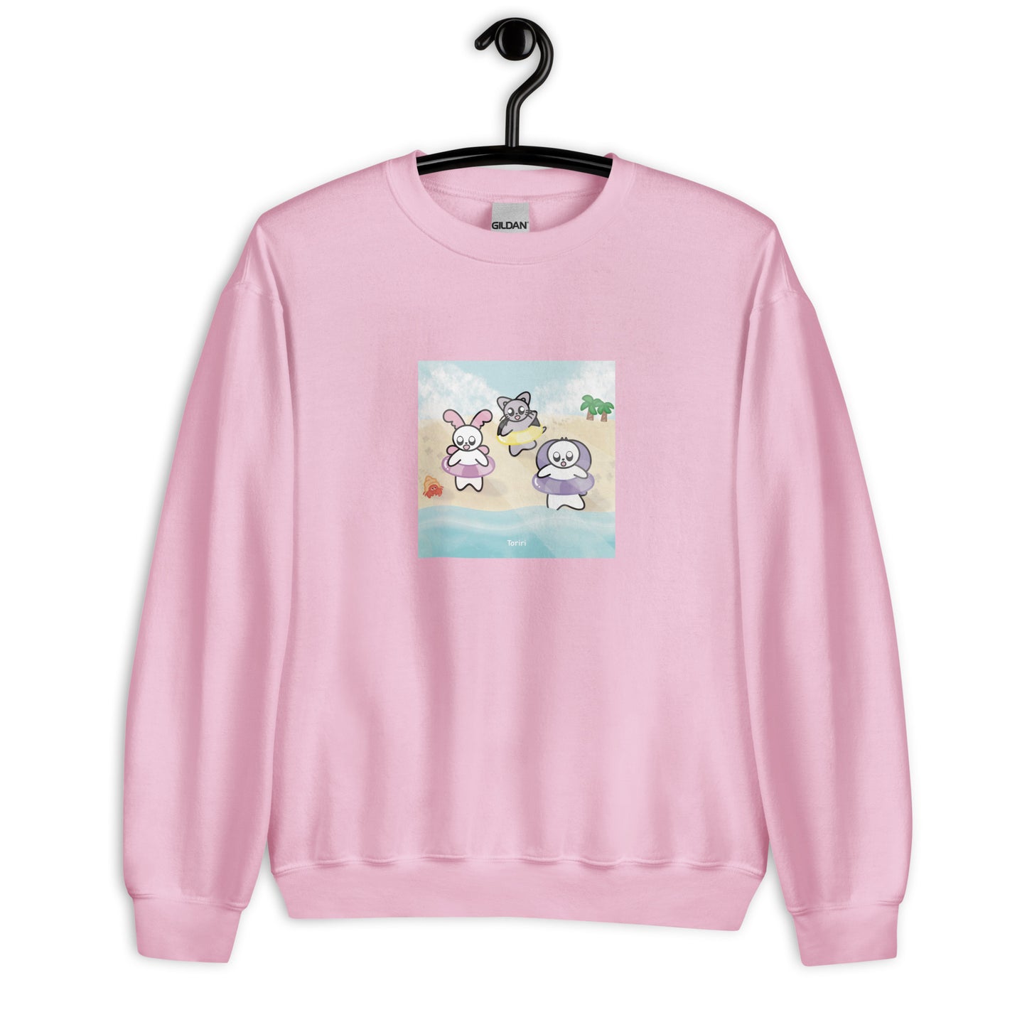 Beach and Hermit Crab Sweatshirt