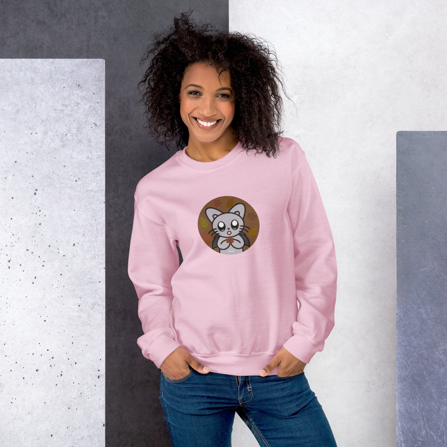 Fallen leaves and Silver Sweatshirt