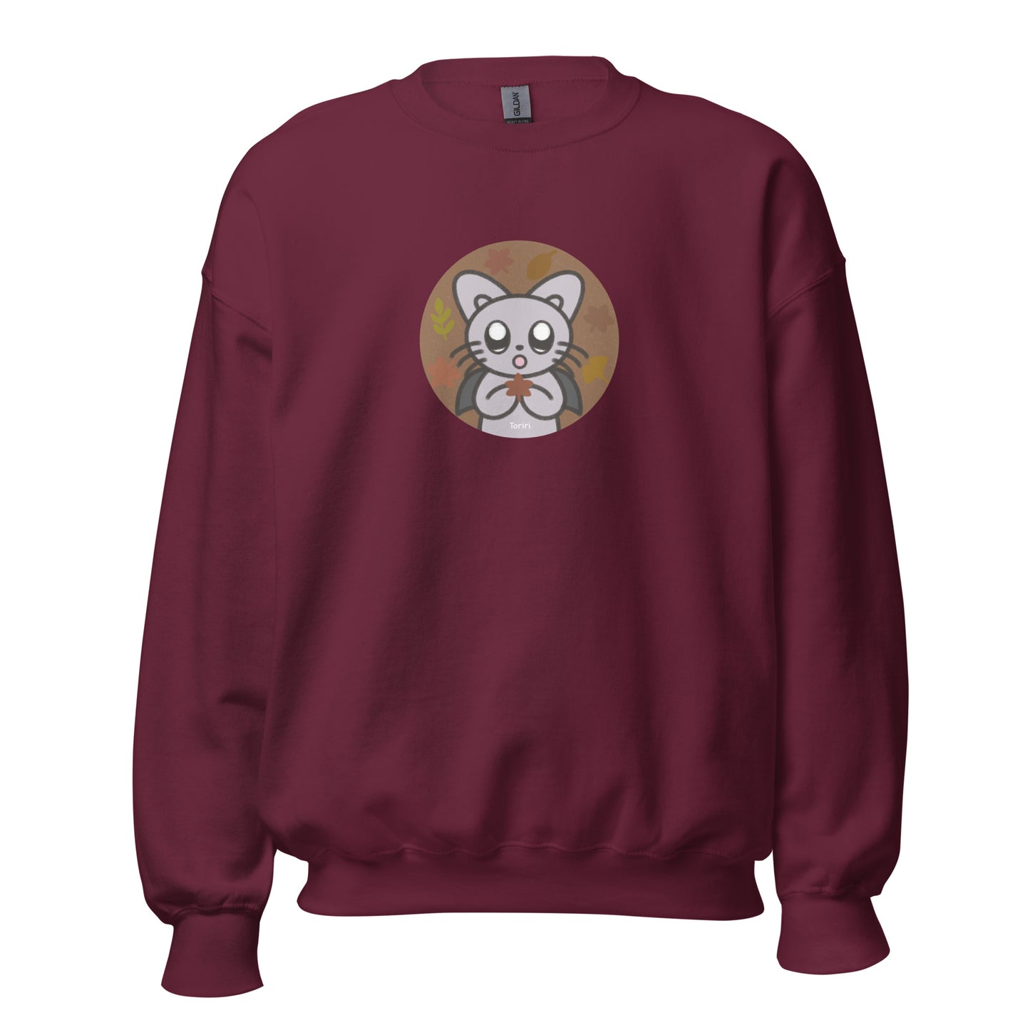 Fallen leaves and Silver Sweatshirt