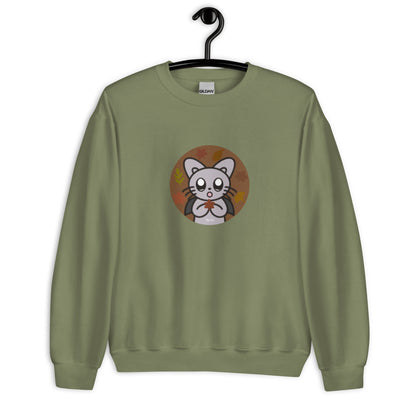 Fallen leaves and Silver Sweatshirt