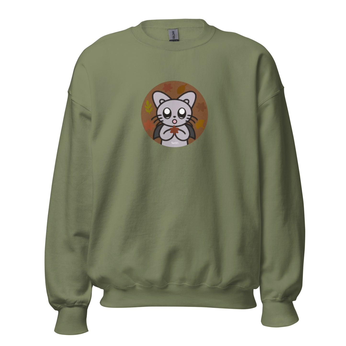 Fallen leaves and Silver Sweatshirt