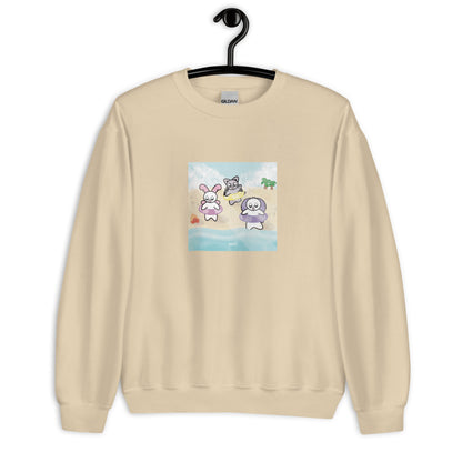 Beach and Hermit Crab Sweatshirt
