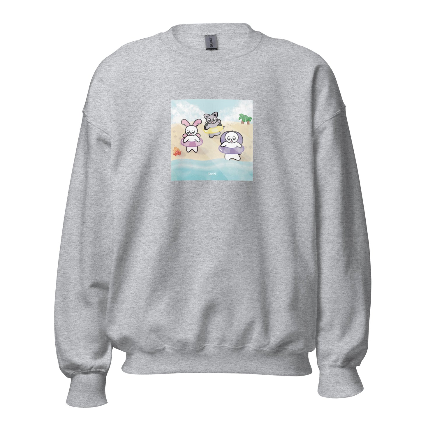 Beach and Hermit Crab Sweatshirt