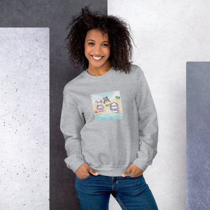 Beach and Hermit Crab Sweatshirt