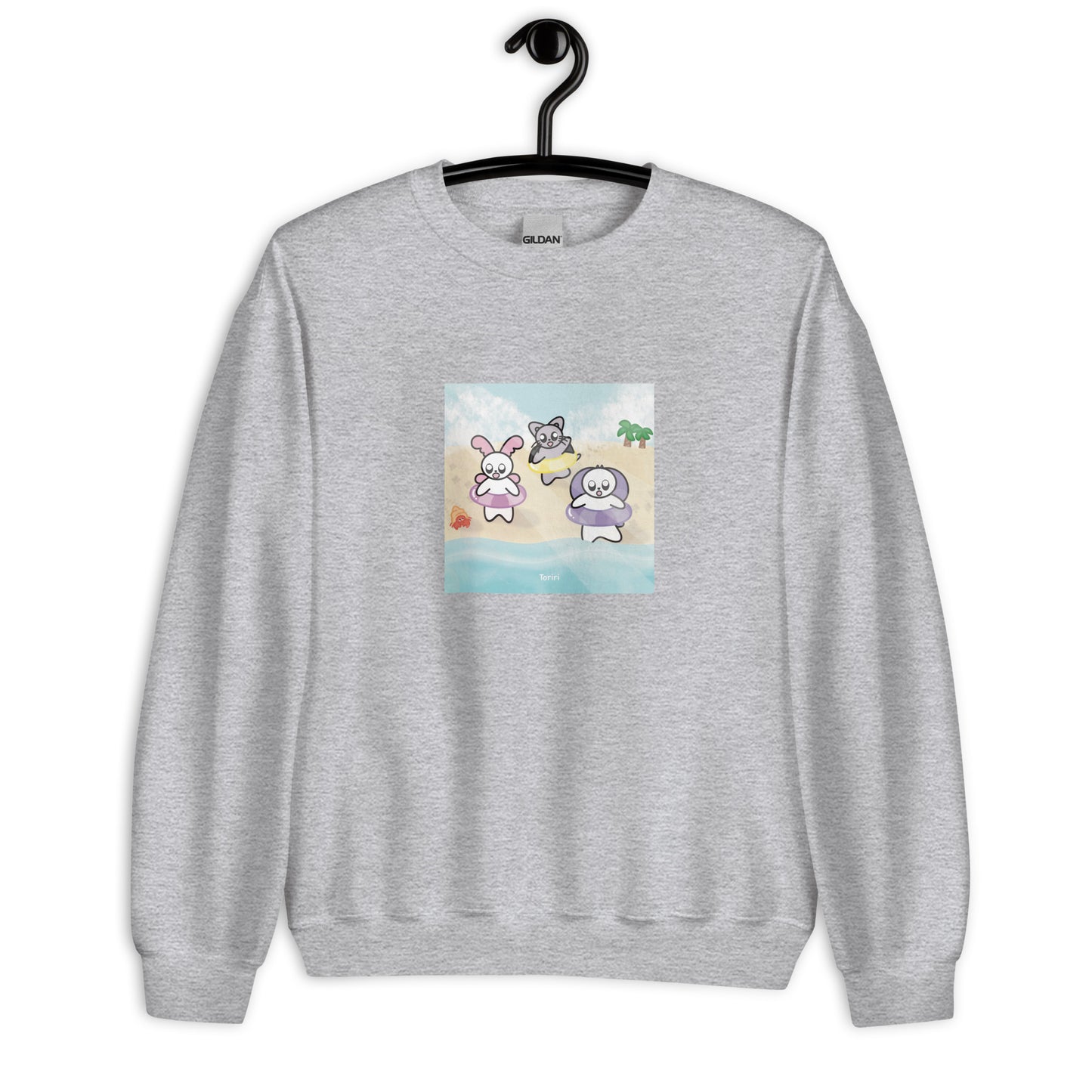 Beach and Hermit Crab Sweatshirt
