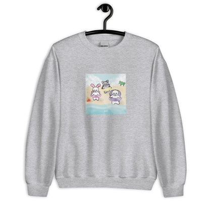 Beach and Hermit Crab Sweatshirt