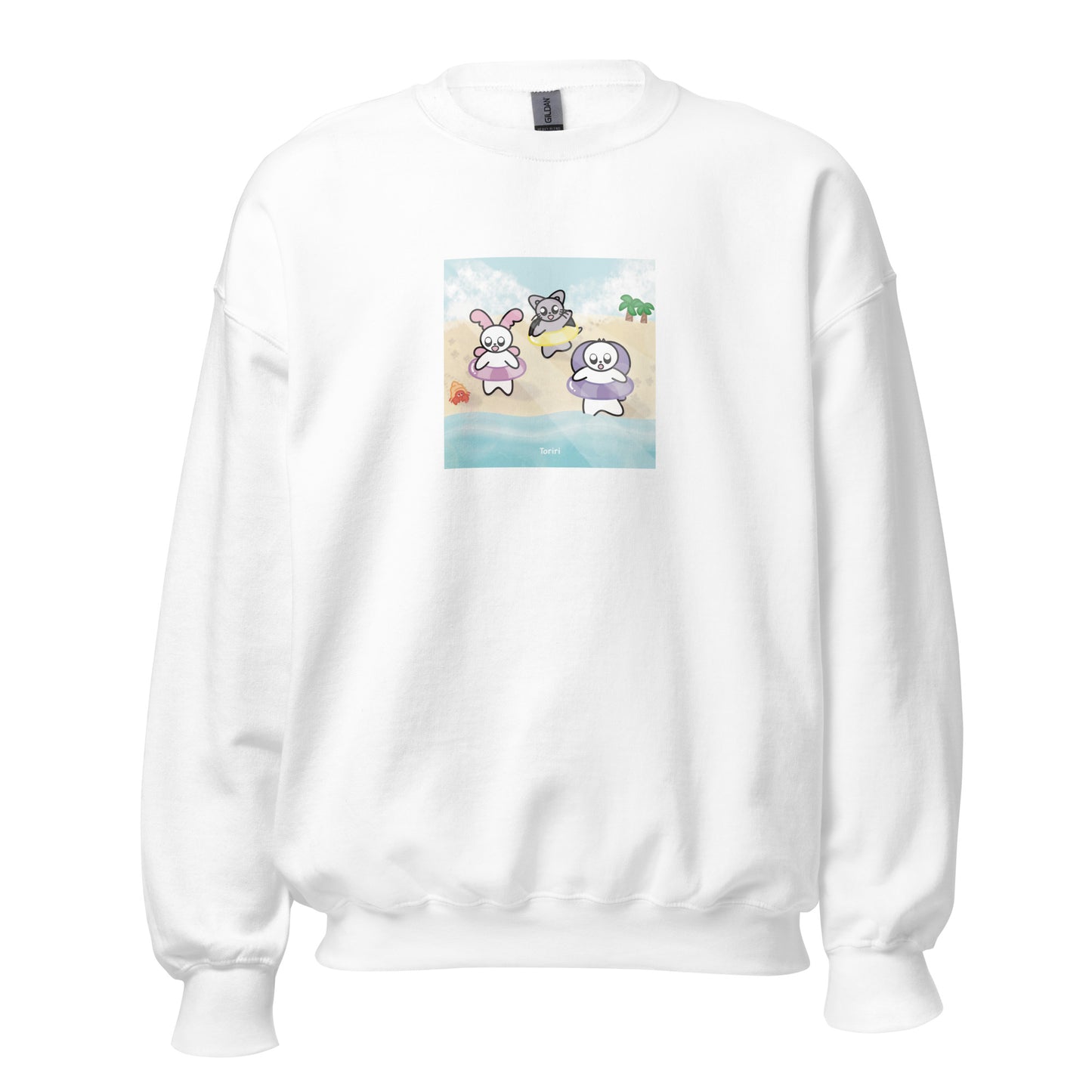 Beach and Hermit Crab Sweatshirt