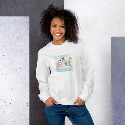 Beach and Hermit Crab Sweatshirt