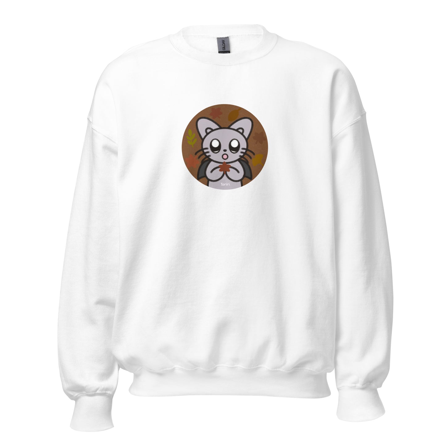 Fallen leaves and Silver Sweatshirt