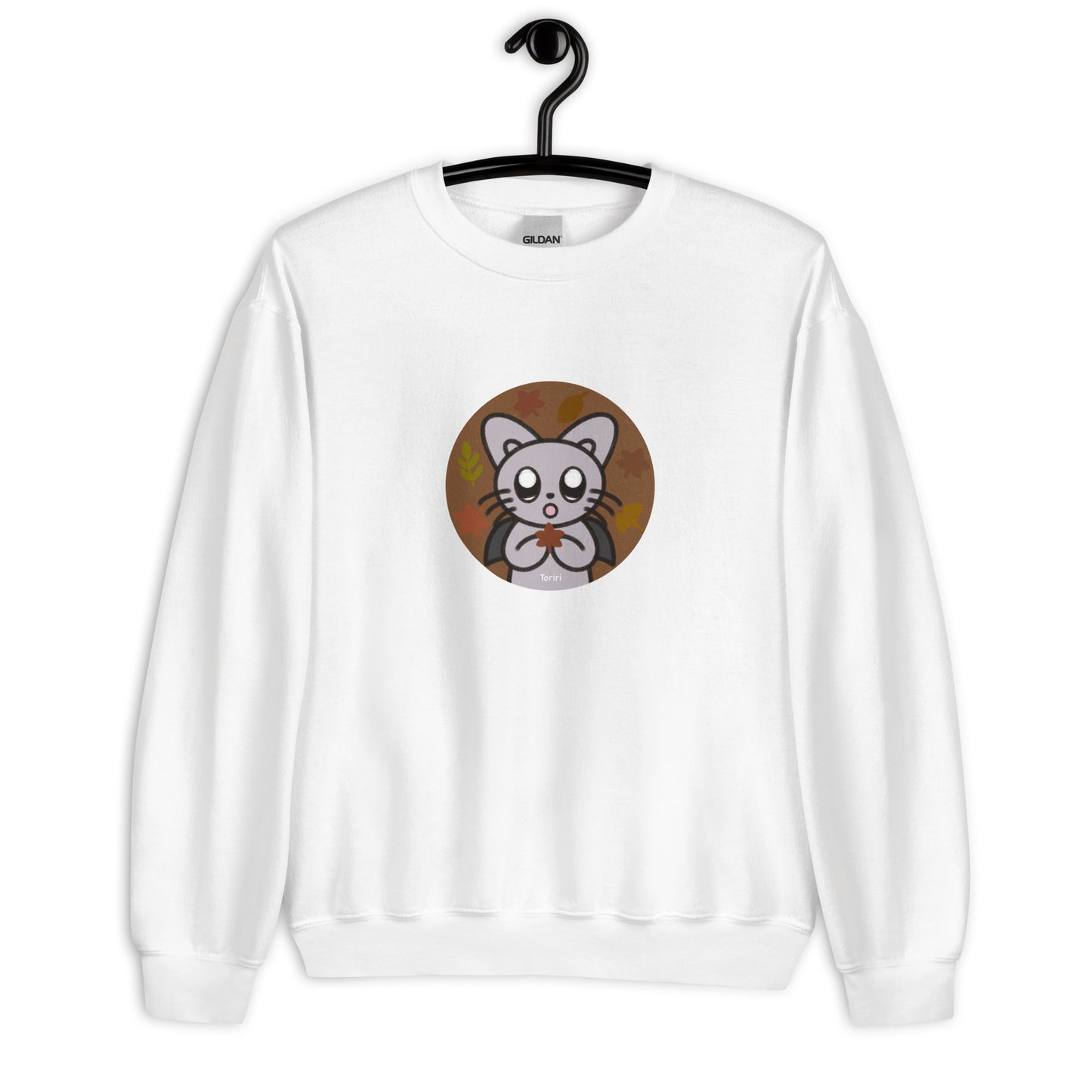 Fallen leaves and Silver Sweatshirt