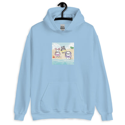 Beach and Hermit Crab Hoodie