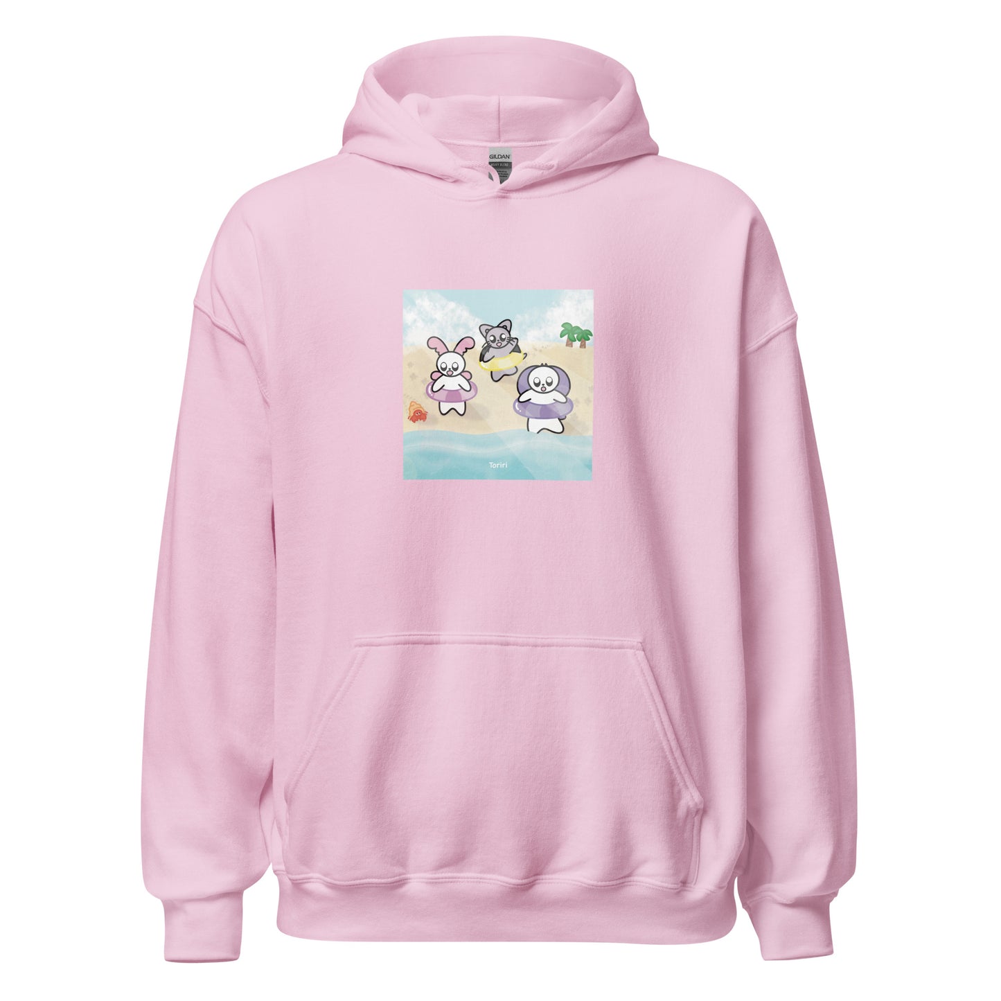 Beach and Hermit Crab Hoodie