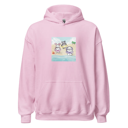 Beach and Hermit Crab Hoodie