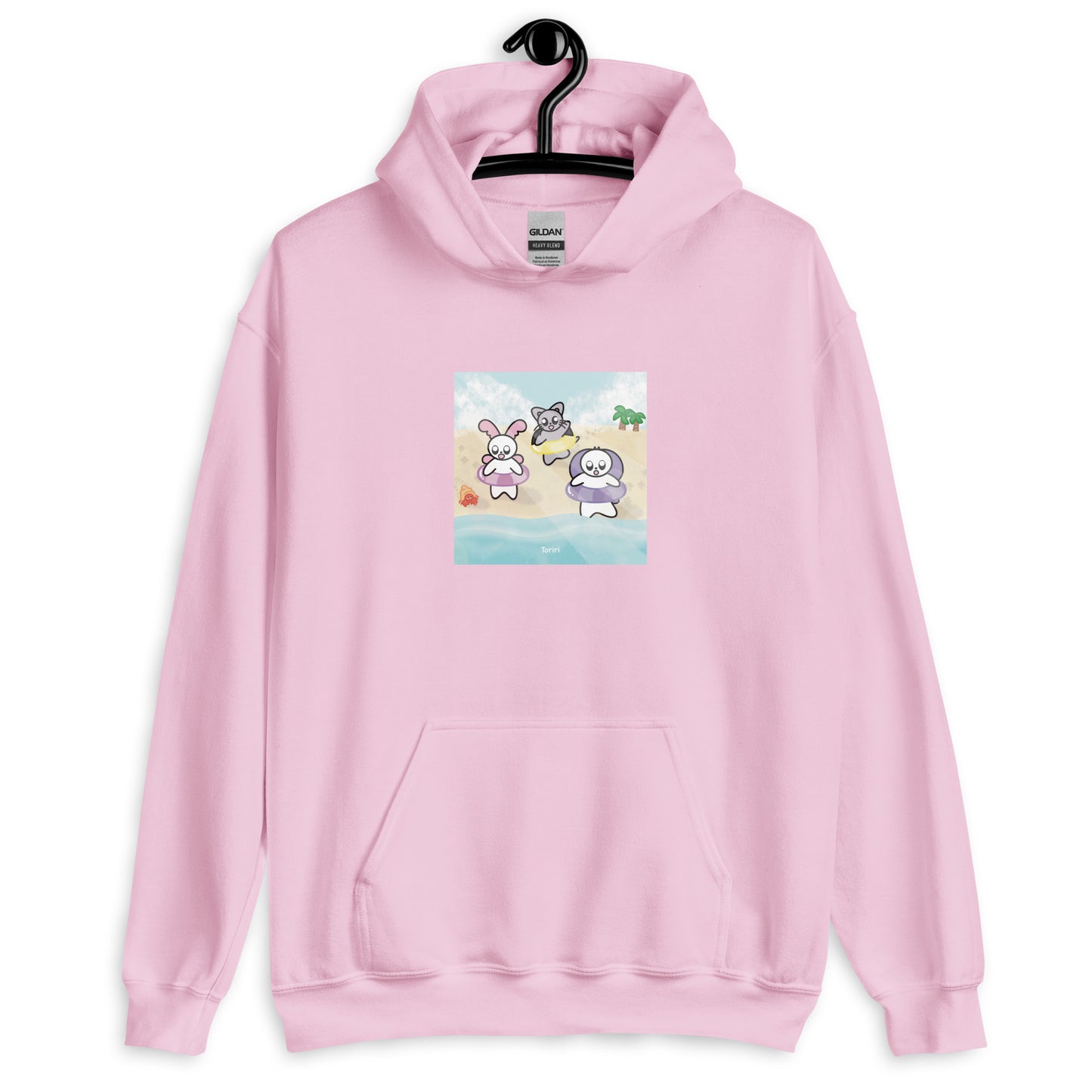 Beach and Hermit Crab Hoodie