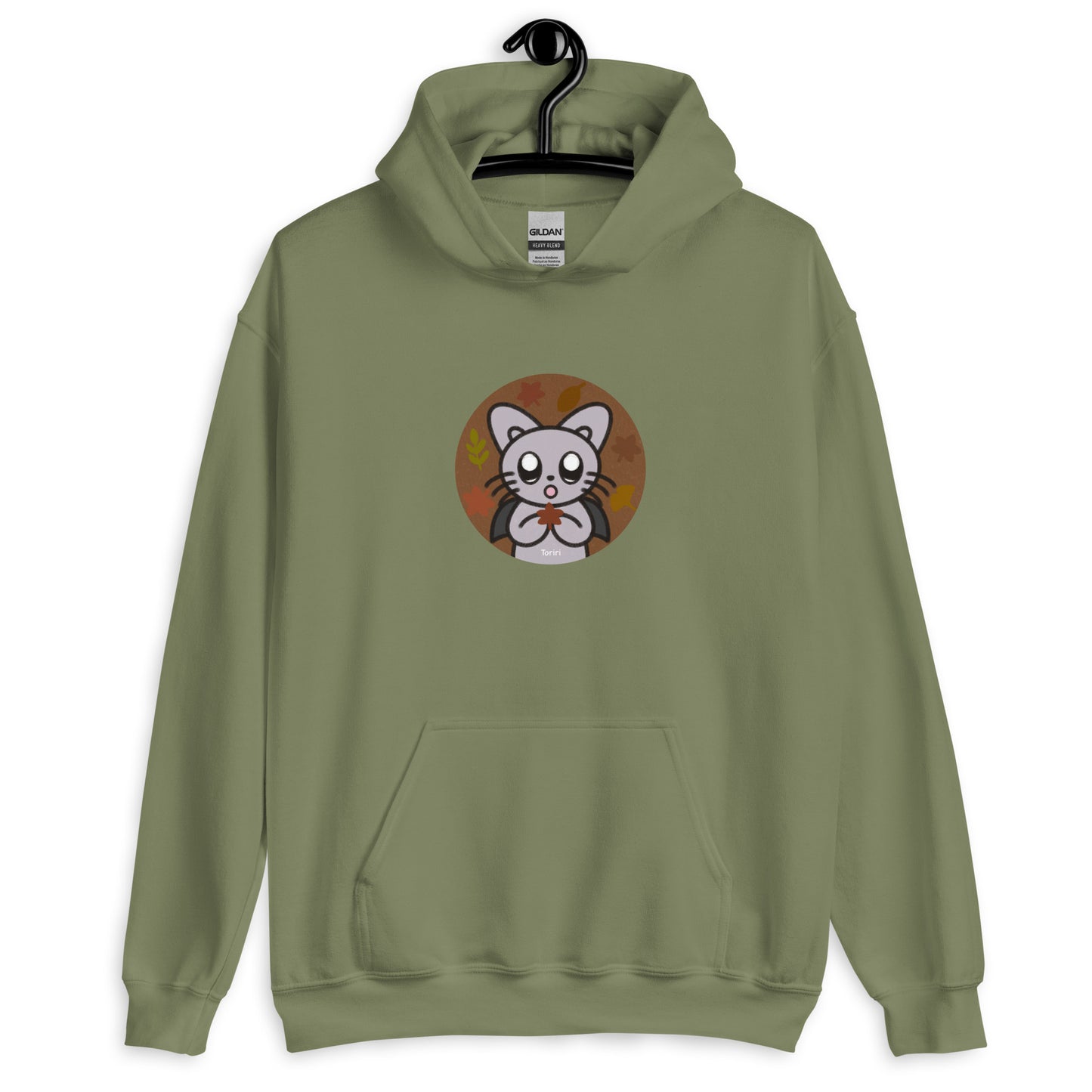 Fallen leaves and Silver Hoodie