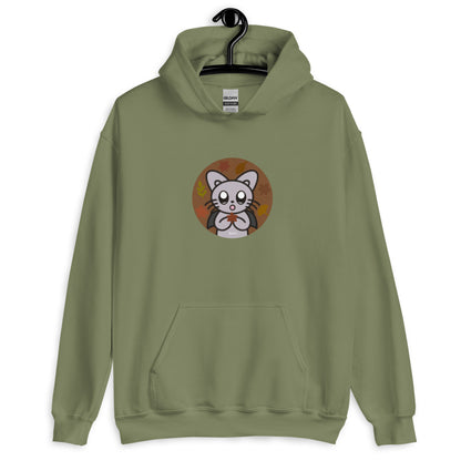 Fallen leaves and Silver Hoodie