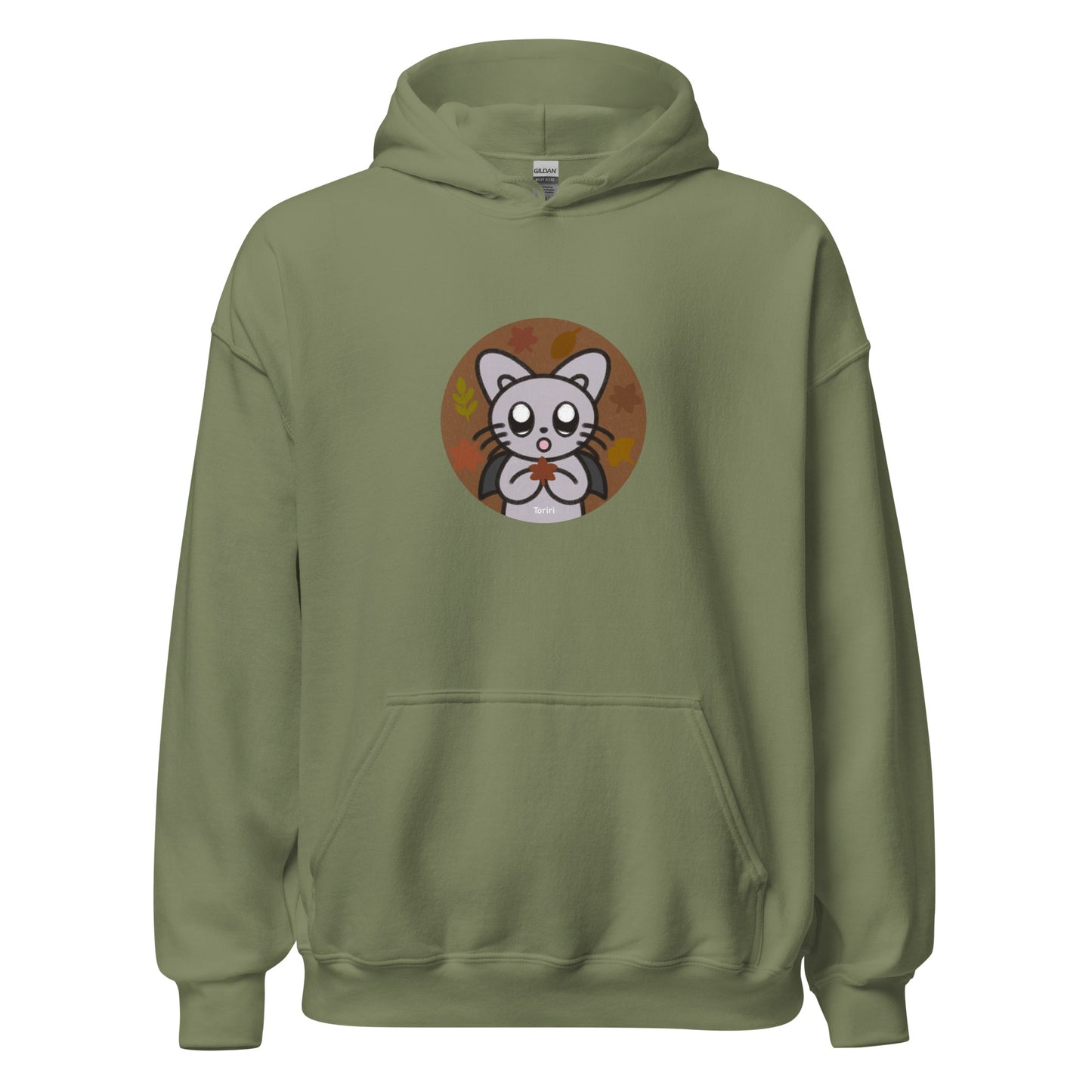 Fallen leaves and Silver Hoodie