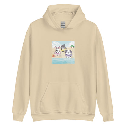 Beach and Hermit Crab Hoodie