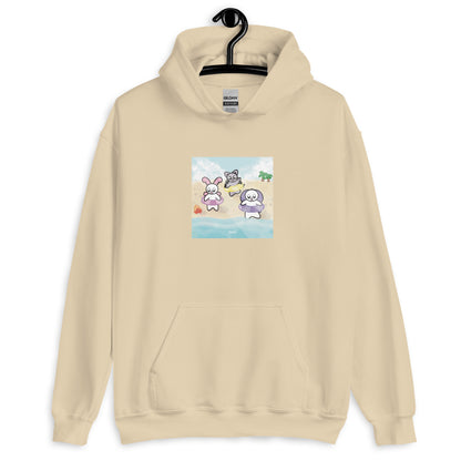 Beach and Hermit Crab Hoodie