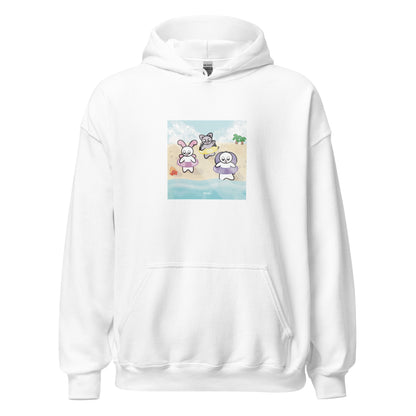 Beach and Hermit Crab Hoodie