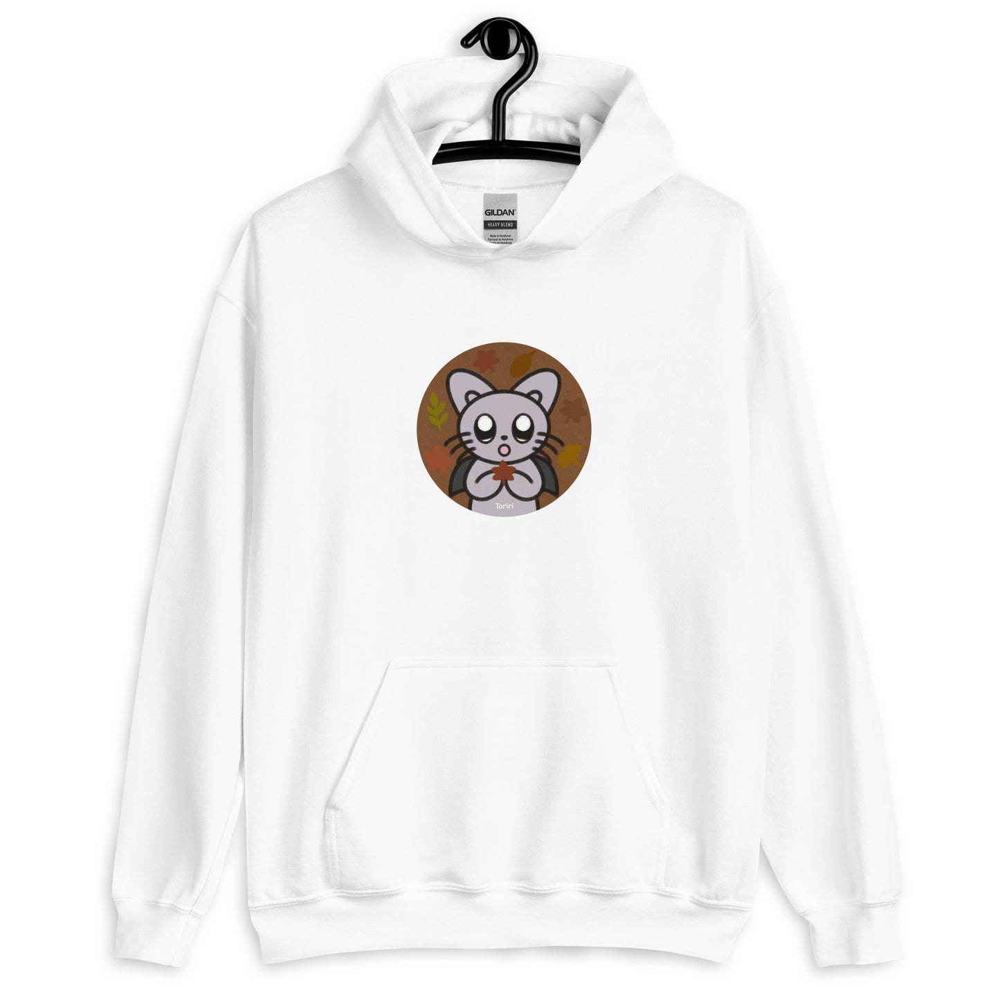Fallen leaves and Silver Hoodie